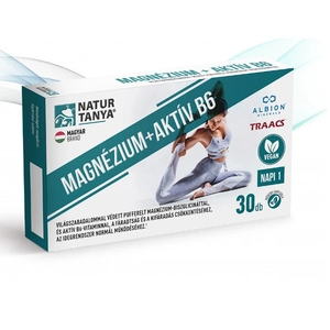 Natur Tanya Vegán Magnézium + Aktív B6-vitamin, 30 db kapszula
