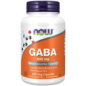 Now GABA B6 vitaminnal, 500 mg, 200 db