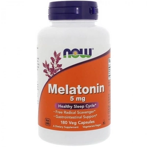 Now Melatonin 5 mg, 180 db