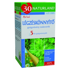 Naturland Légzéskönnyítő Tea, 20 Filter