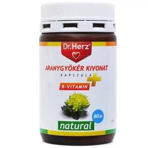 Dr. Herz Aranygyökér (Rhodiola rosea) + B-vitamin kapszula, 60db