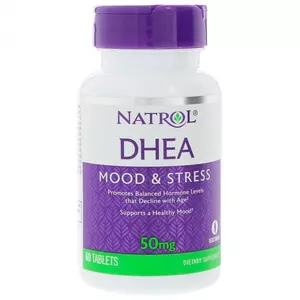 Natrol, DHEA Hangulat és Stressz, 50 mg, 60 db