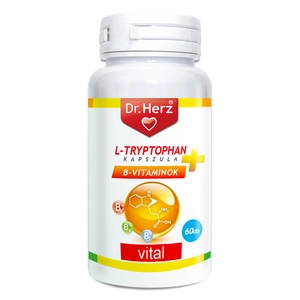 Dr. Herz L-Tryptophan + B-vitaminok kapszula, 60 db