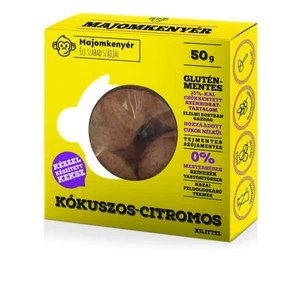 Majomkenyér Kókuszos-citrusos paleokeksz, 50 g