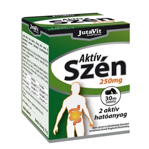 Jutavit Aktív Szén 250mg Tabletta, 30 db