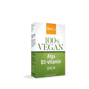 Bioco vegan alga D3-vitamin 2000 NE kapszula 60 db