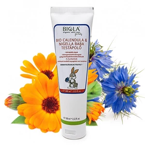 Biola Bio Calendula & Nigella Baba Testápoló, 100 ml