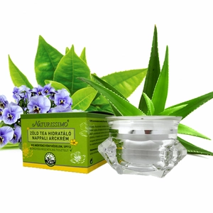Naturissimo Zöld Tea Hidratáló Nappali Arckrém - Spf 12 -, 50 ml