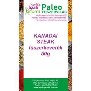 Szafi Reform paleo Kanadai steak fűszerkeverék, 50 g