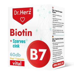 Dr. Herz Biotin + Szerves Cink kapszula, 60 db