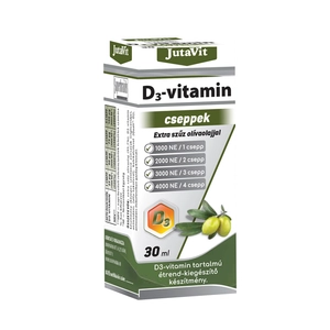 Jutavit D3-vitamin 1000NE cseppek extra szűz olivaolajjal 30 ml