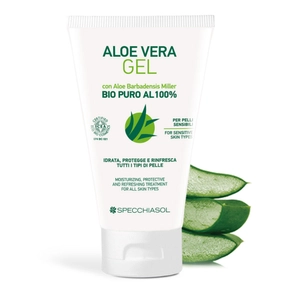 Specchiasol® Aloe vera elsősegély gél - külsőleg, minden bőrtípus számára.100%-os, 150ml