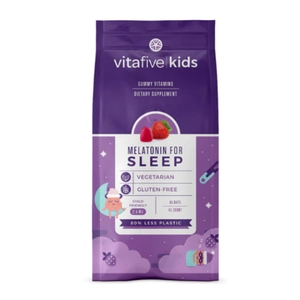 Vitafive Kids Melatonin az alváshoz - Eper ízű, 45 adag
