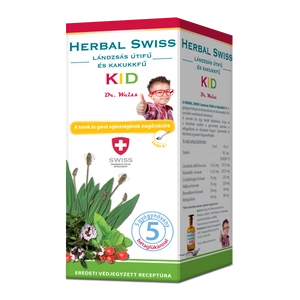 Herbal Swiss Kid folyékony étrend-kiegészítő, 300 ml