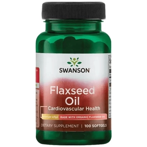 Swanson Flaxseed Oil Lenmag Olaj Lágyzselatin  1 g, 100 db