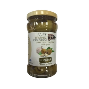 Bretas zöld olivabogyó fokhagymával töltve 314 ml