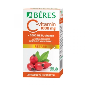 Béres C-Vitamin 1000 Mg + D3 2000Ne Tabletta 90 db