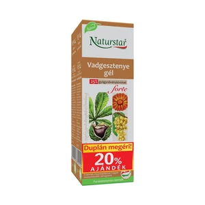 Naturstar Vadgesztenye Gél Forte Dupla, 120 ml