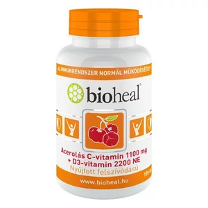 Bioheal Acerolás C-vitamin 1100mg + D3-vitamin 2200NE filmtabletta, 105 db