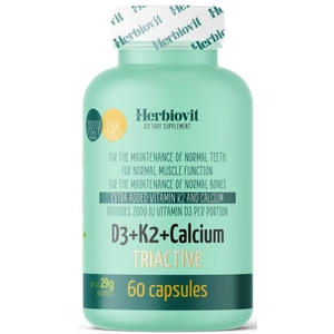 Herbiovit d3+k2+calcium triactive kapszula 60 db