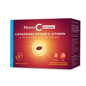 Novo C Komplex C-vitamin + D3 + Cink, 60 DB