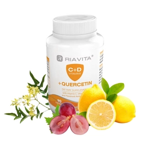 Riavita C+D vitamin Quercetinnel kapszula 90 db