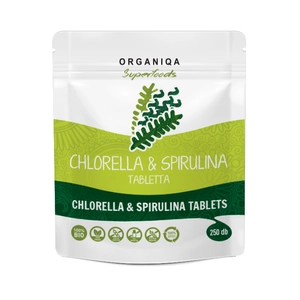 Organiqa Bio Chlorella&amp;Spirulina tabletta 250 db