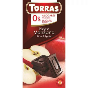 Torras étcsokoládé almás, 75 g