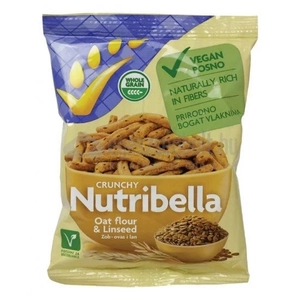 Nutribella Teljeskiörlésű Lenmagos Vegán Snack, 70 g