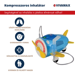 Vivamax V27 Kompresszoros inhalátor &quot;repülő&quot;