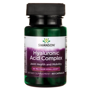 Swanson Hyaluronic Acid Complex 33 mg, 60 db