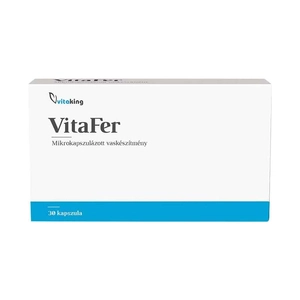 Vitaking VitaFer mikrokapszulás Vas kapszula, 30 db
