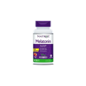 Natrol Melatonin 10mg gyors felszívódású eper íz 60db