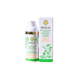 Hiola Bio búzavirág-avokádó rejuvenáló éjszakai arckrém 30ml