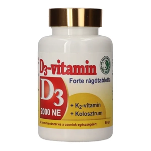 Dr. Chen D3-vitamin Forte rágótabletta, 60 db