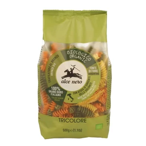Alce Nero Bio Tészta Fusilli Tricolore, 500 g