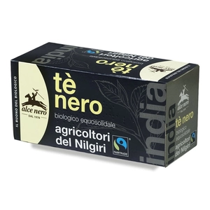 Alce Nero bio fekete tea, 20 filter