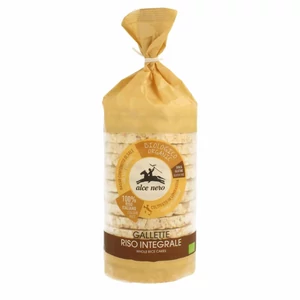 Alce Nero bio teljeskiőrlésű rizskeksz, 100 g