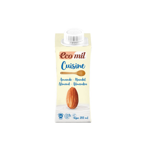 Ecomil bio Növényi tejszín mandulás 200 ml