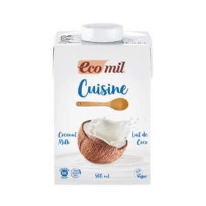 Ecomil bio kókusz főzőalap, 500 ml