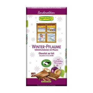 Rapunzel szilvás tejcsokoládé - winter, 80 g