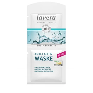 Lavera Basis Q10 öregedésgátló arcmaszk VEGÁN, 2x5 ml