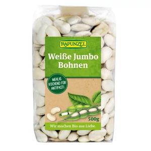 Rapunzel bio fehér jumbo bab, 500 g