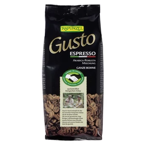 Rapunzel bio gusto espresso kávé, szemes, 250 g