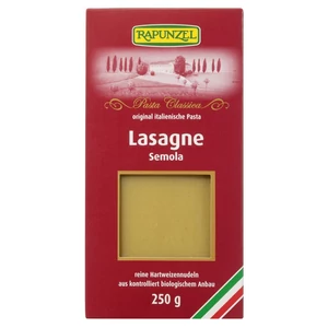 Rapunzel bio durumdarás fehér lasagne tészta, 250 g