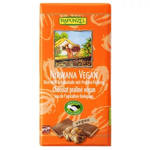 Rapunzel bio Nirwana csokoládé rizstejjel, vegán, 100 g