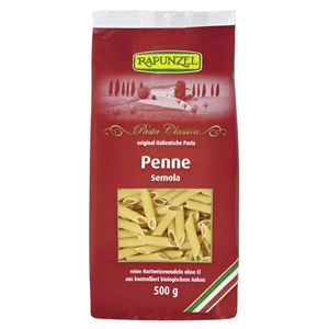 Rapunzel bio Durumdarás fehér penne tészta, 500 g