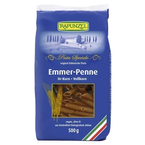 Rapunzel teljes kiőrlésű tönke penne, 500 g