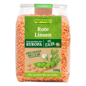 Rapunzel bio vörös lencse, 500 g