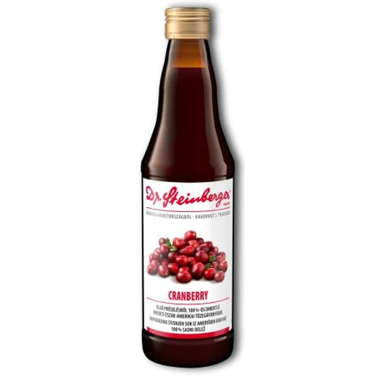 Dr. Steinberger Cranberry / Tőzegáfonyalé, 330 ml